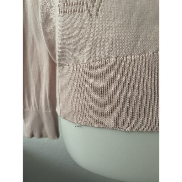 Zadig & Voltaire Sweater Pullover Cici Patch Heart Cotton FLAW - Picture 5 of 16